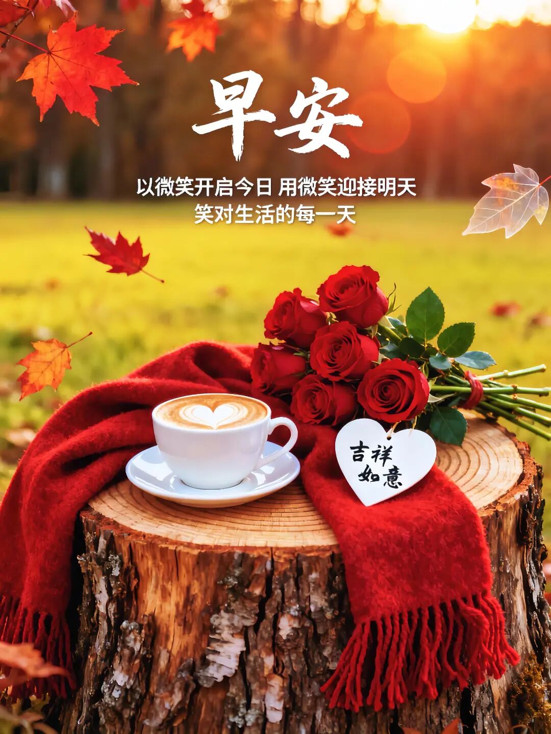 阳光暖心的早安唯美心情说说,最新漂亮的早上好问候表情图片大全