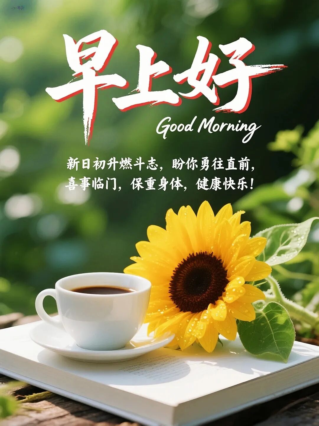 阳光暖心的早安唯美心情说说,最新漂亮的早上好问候表情图片大全