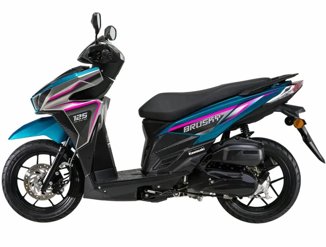 川崎踏板见过没?川崎brusky 125平踏菲律宾上市