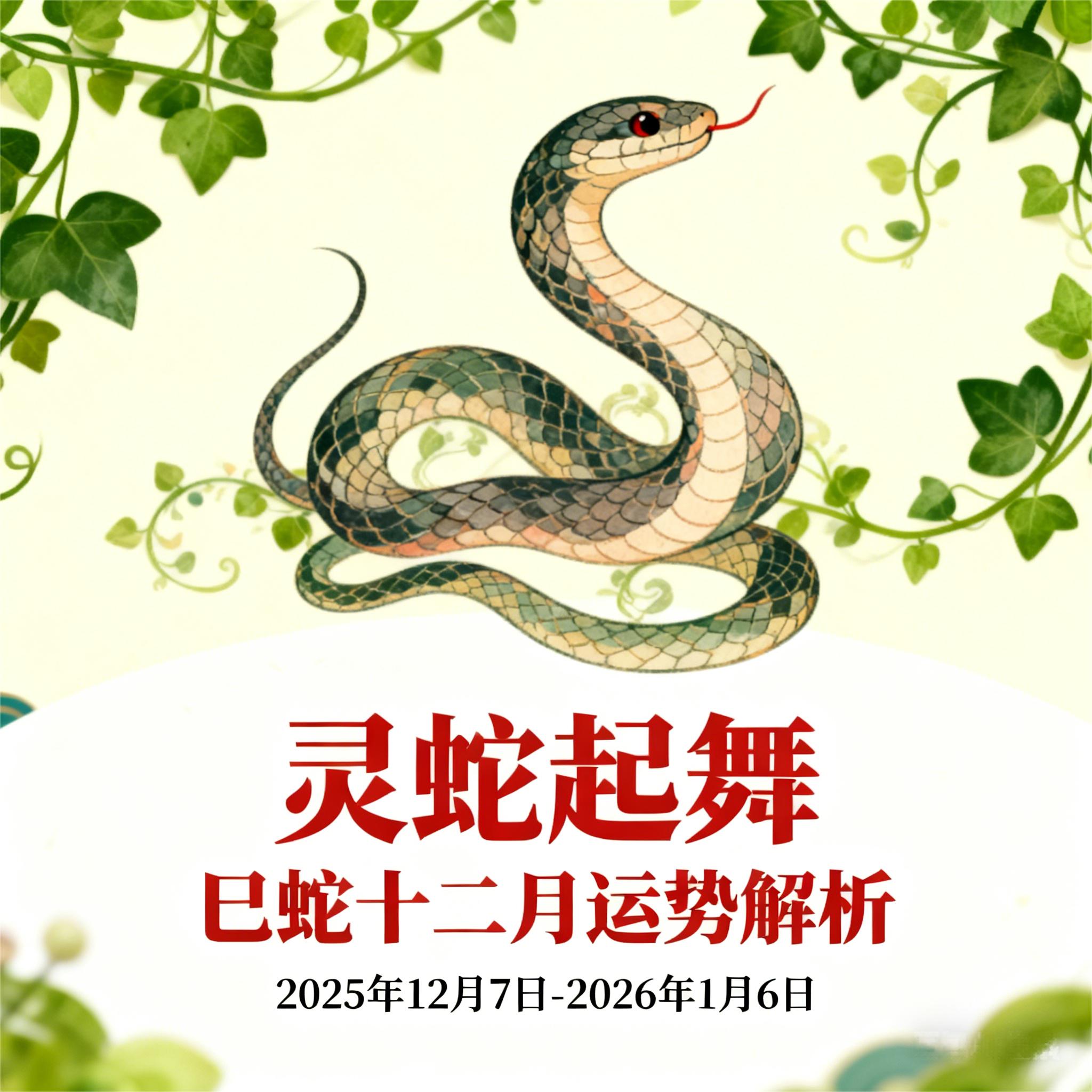 2025蛇的生肖运势大全(2025年属蛇人的全年)
