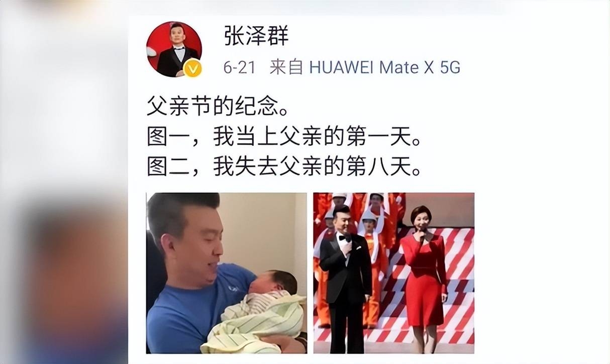 钱再多有什么用!央视名嘴张泽群儿子丢失2年后,孤身一人太心酸