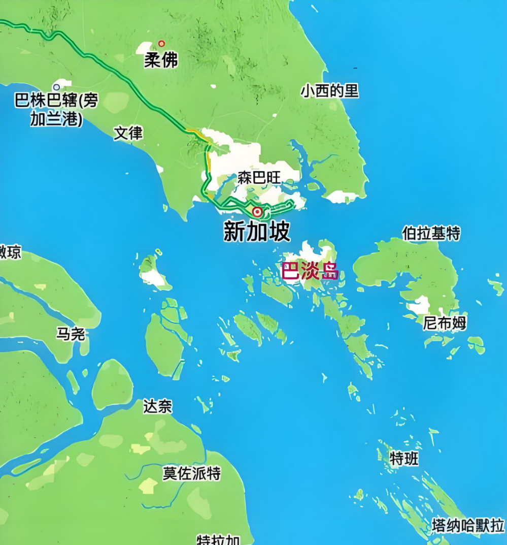 新加坡要破财了,印尼的巴淡岛直航海南岛洋浦港