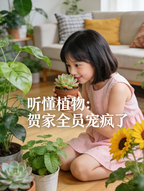 听懂植物贺家全员宠疯了