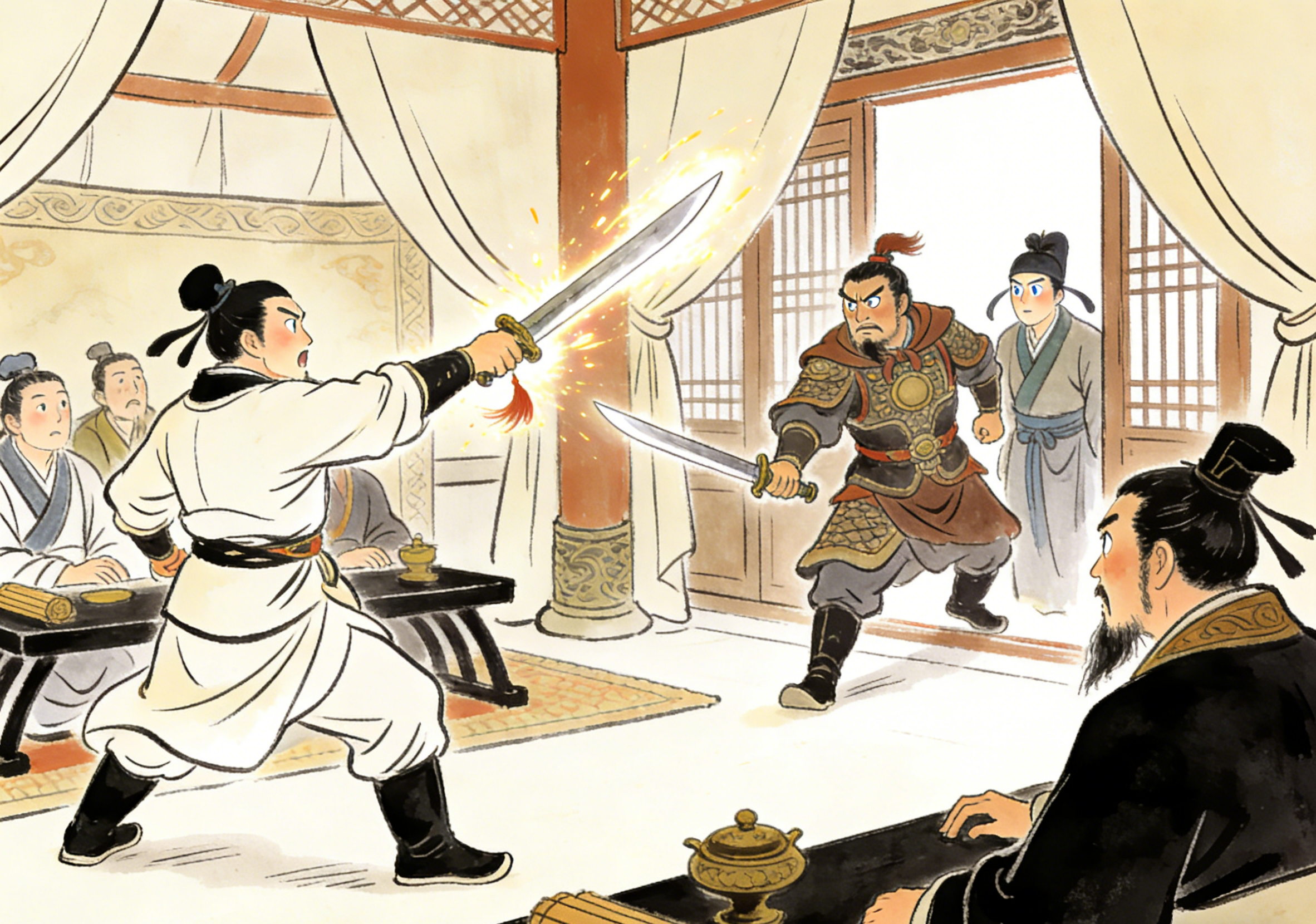 剑影樽俎间的生死局:鸿门宴里的权力暗战