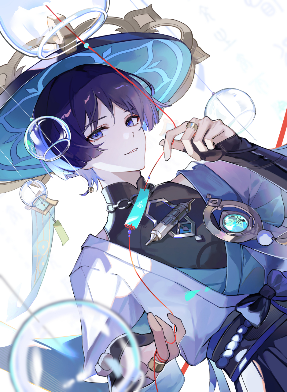 散兵一枚[吃鲸]#原神# #二次元美图