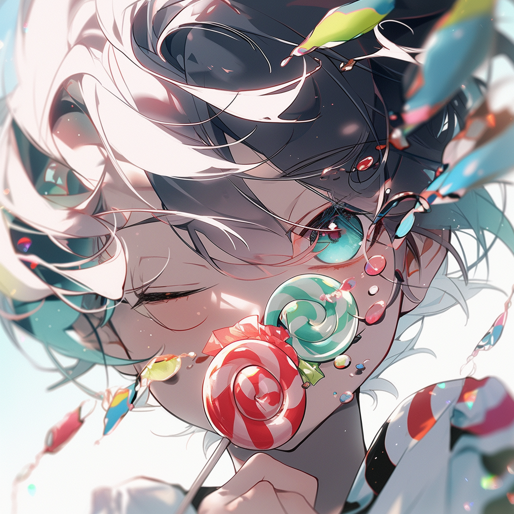 五彩斑斓的夏日头像