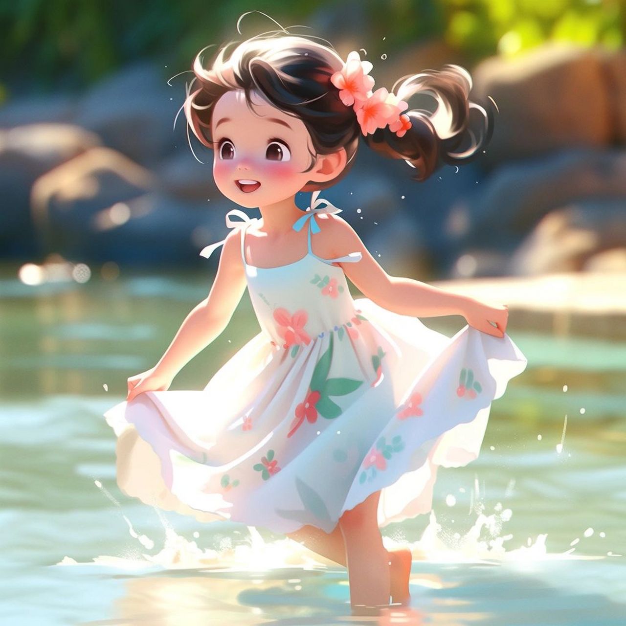 女孩头像:时间慢些走,我不想长大,只想做那个天真,可爱的我.