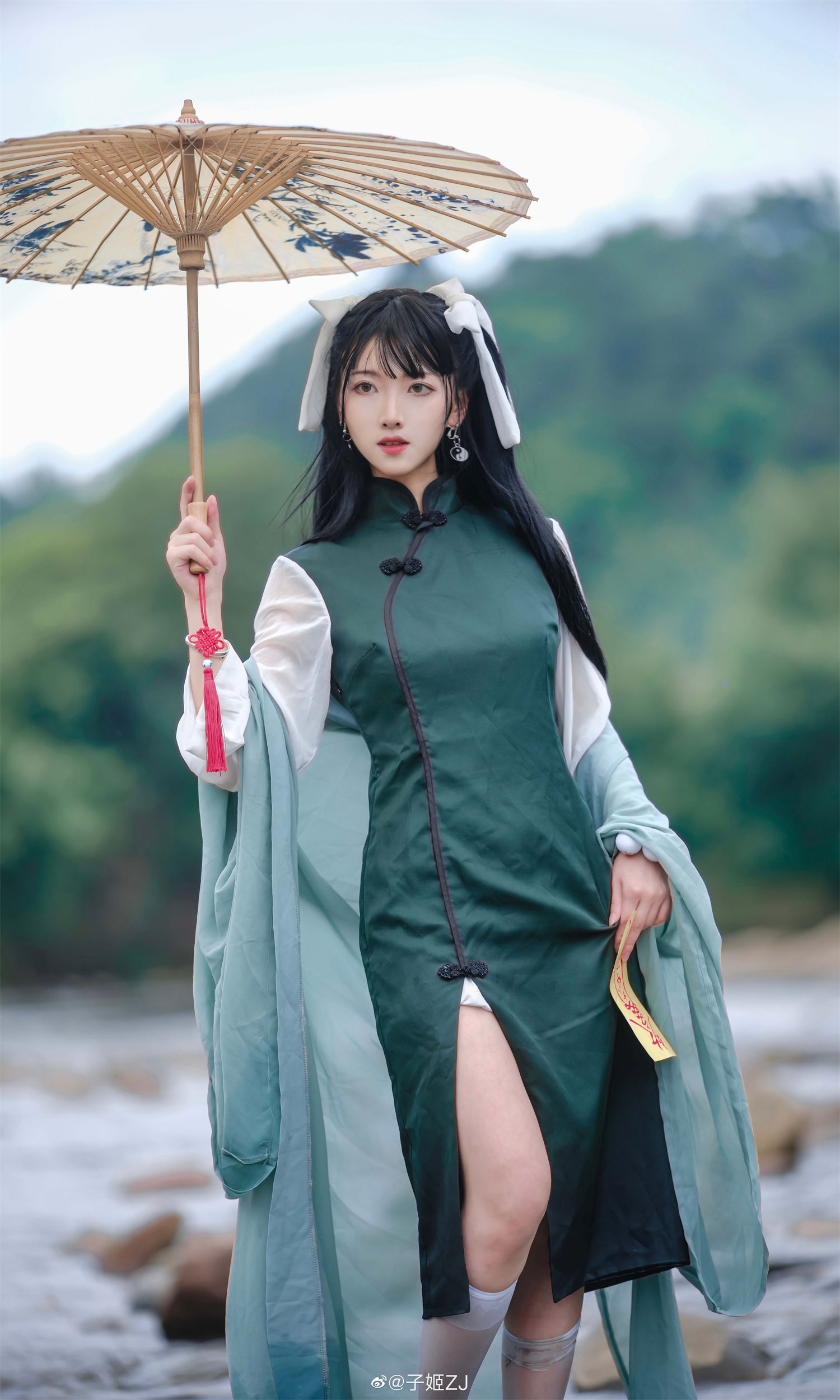 子姬ZJ绝美cos药指，我在江南水乡等你。
