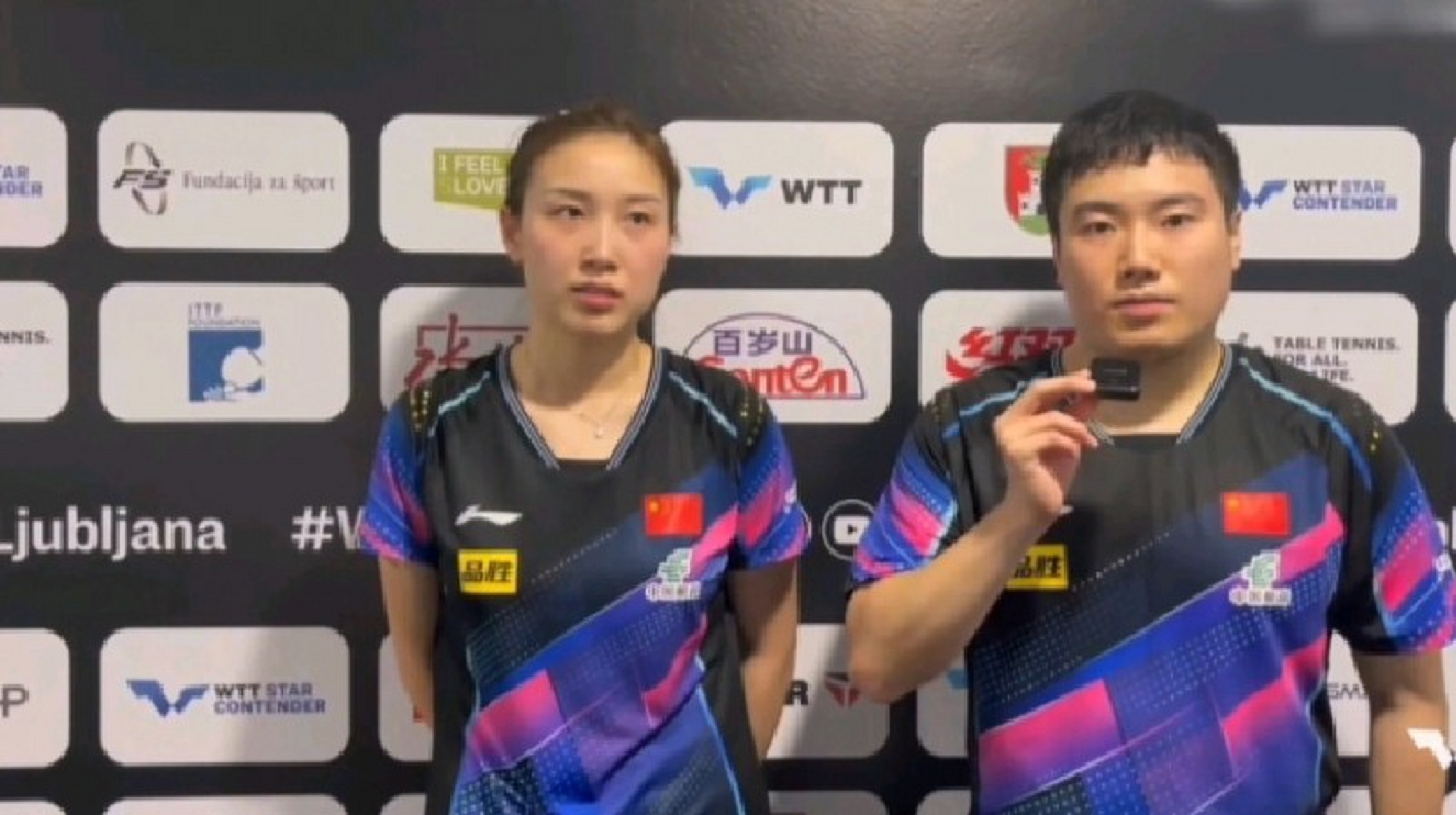 钱天一的身高竟然与梁靖崑持平,再加上俊美的容颜,堪称国乒第一美女啊