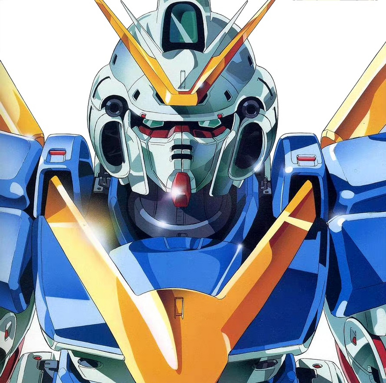 一组庆祝《机动战士高达v》播出30周年的贺图.#插画# #动漫# #高达