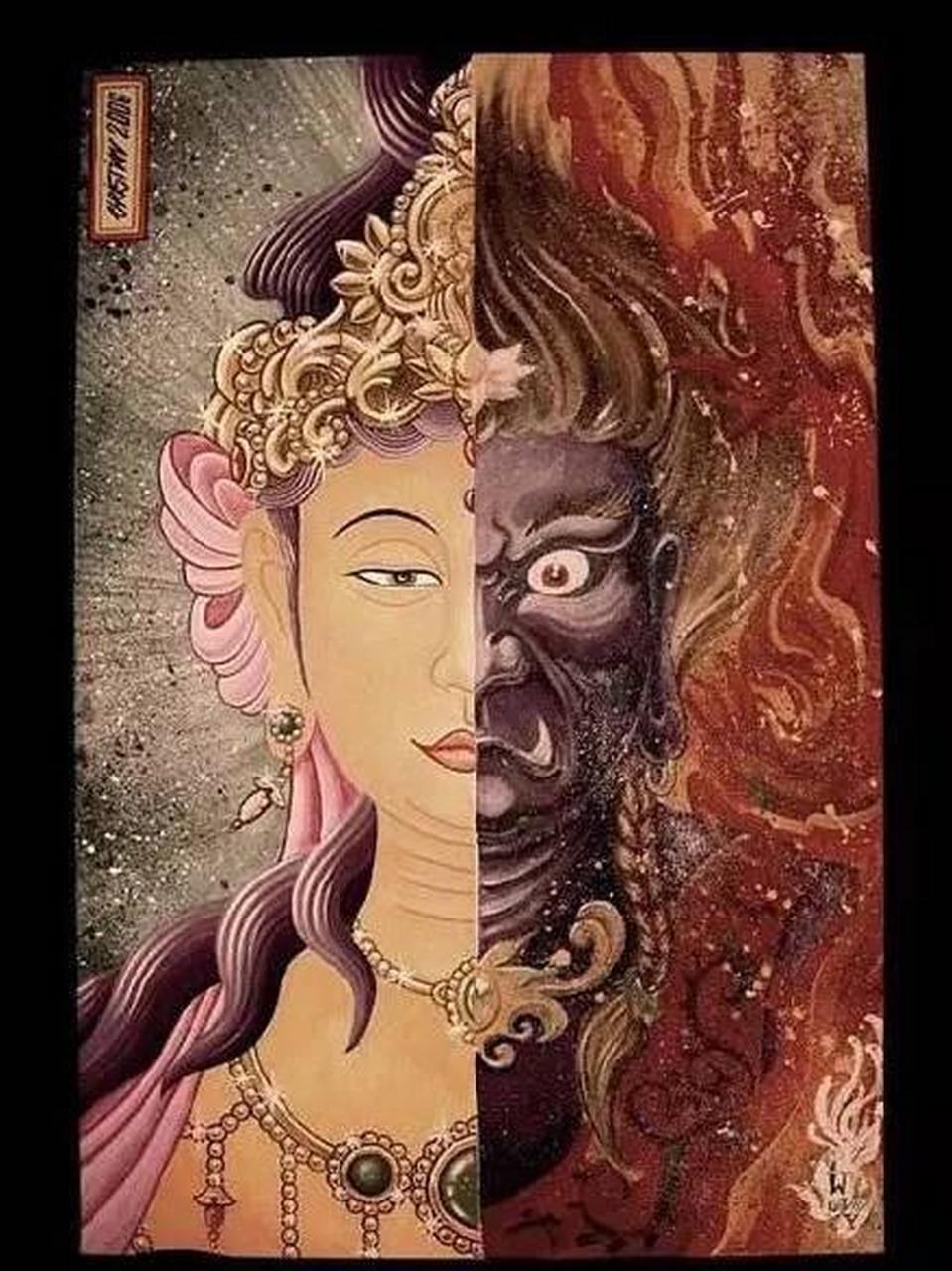 金刚怒目是能力,需精准敏捷; 菩萨低眉是状态,应慈悲从容.