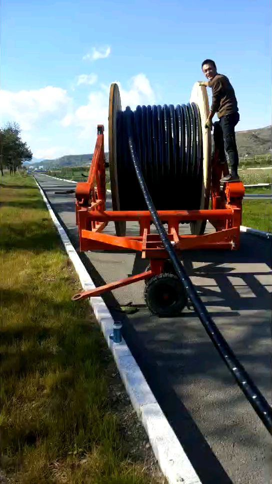 电缆放线车多功能收放线车电缆炮车-度小视