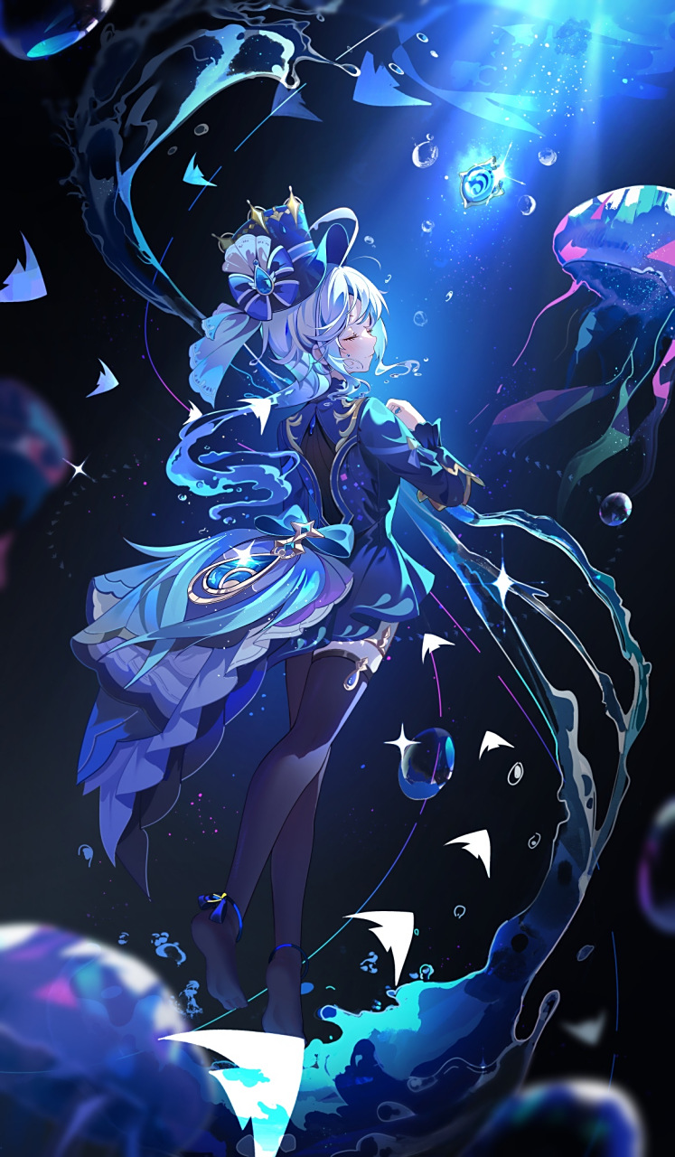 好美的芙芙[亲吻] p站画师米游社帐号:喵咕君qaq