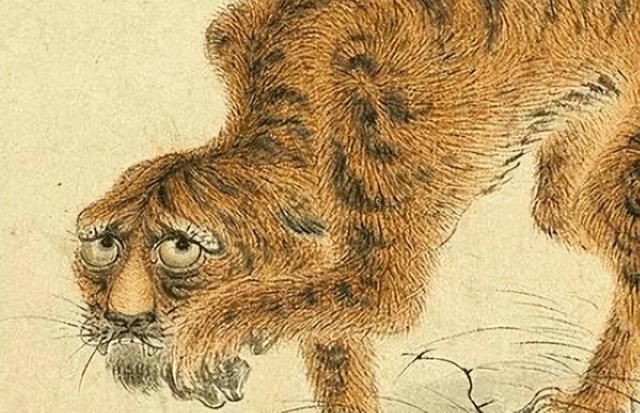 故宫的这幅怪画把老虎画成了病猫,多年来没人知道原因,直到放大