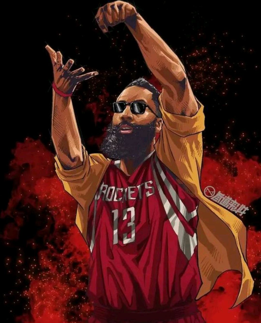 哈登高清壁纸,喜欢的登密自取