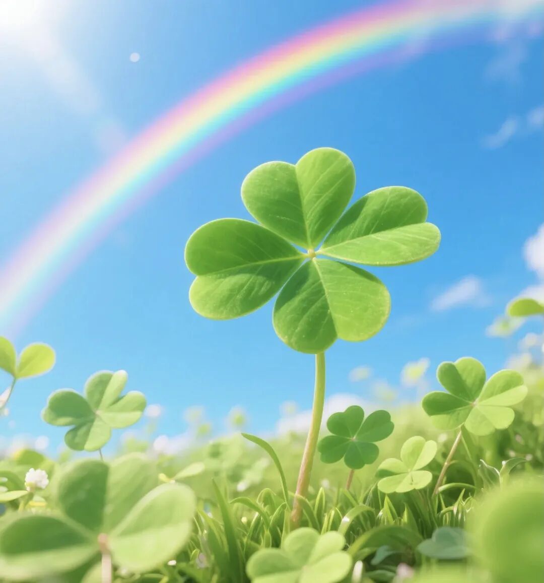 幸运四叶草头像!越用越旺自己