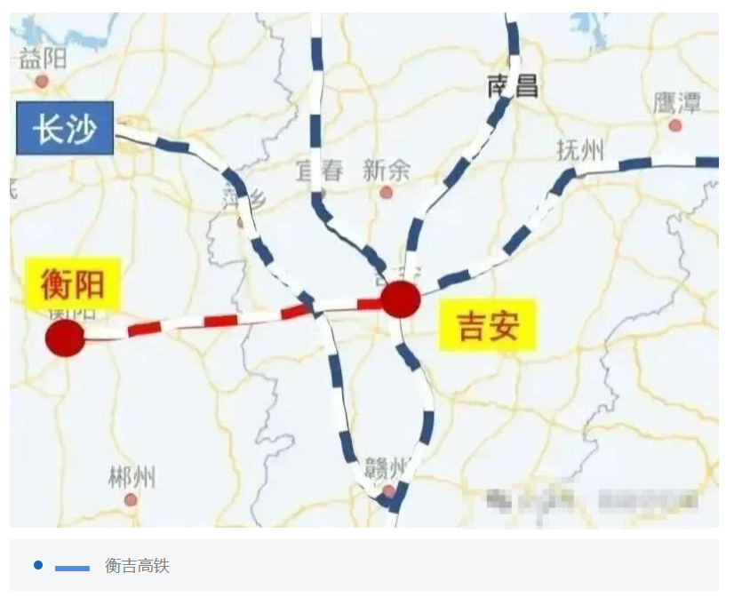 四条铁路连接湘赣:常岳九,长九,衡吉,兴永郴赣进展解析