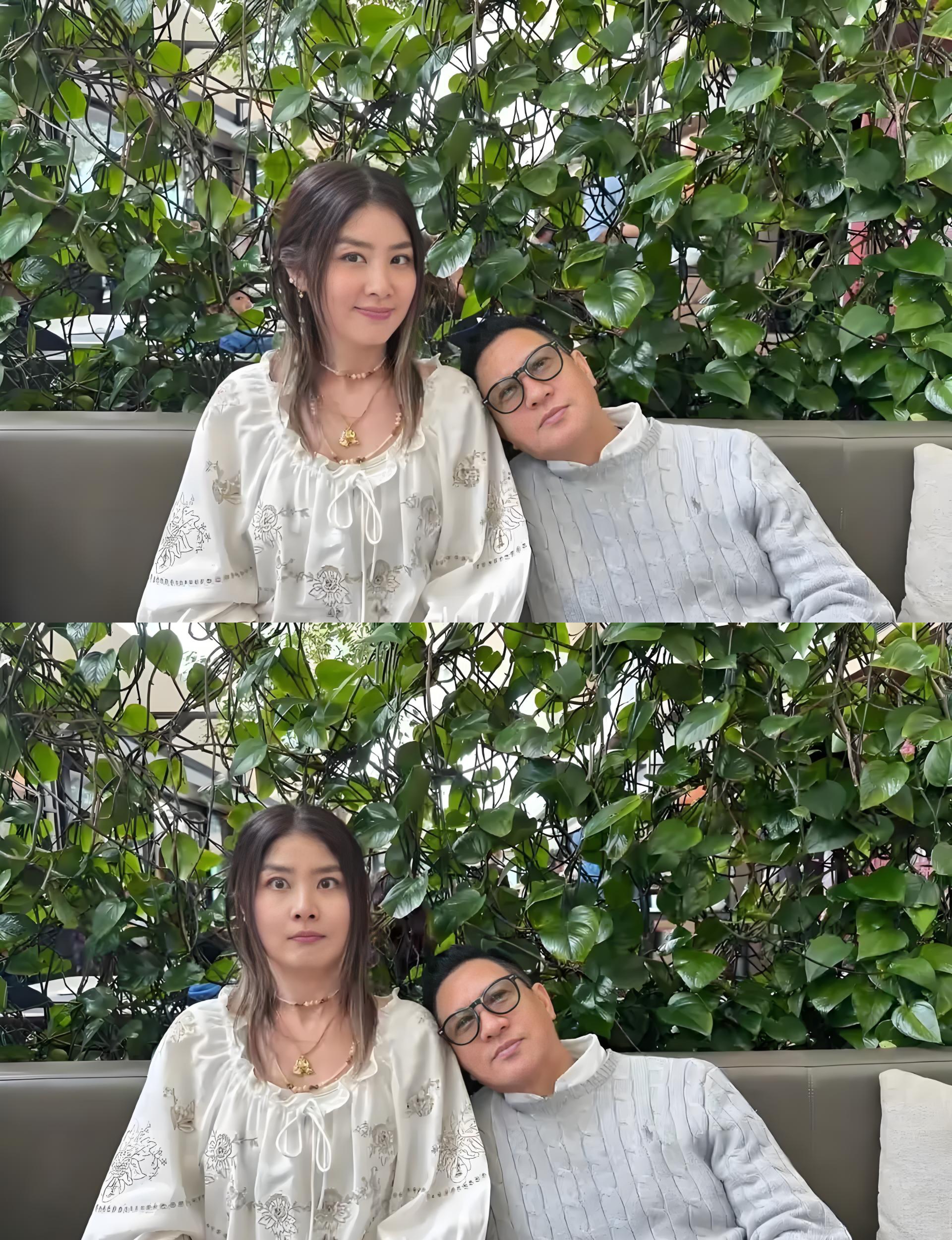 陈慧琳晒开工照啦张家辉直接靠在她肩上两人这毫无隔阂的举动足以