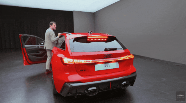 新出的奥迪RS5，多了一个“大胃袋”-有驾