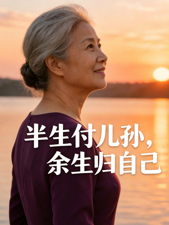 半生付儿孙，余生归自己