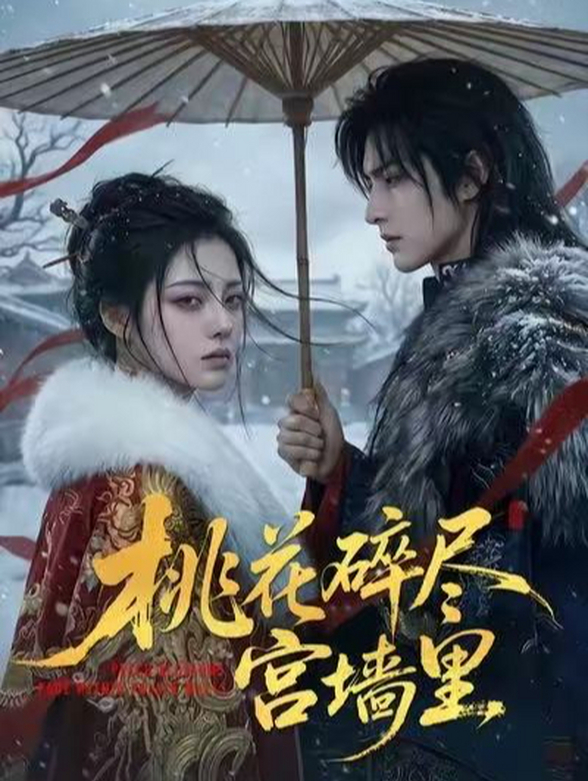 桃花碎尽宫墙里
