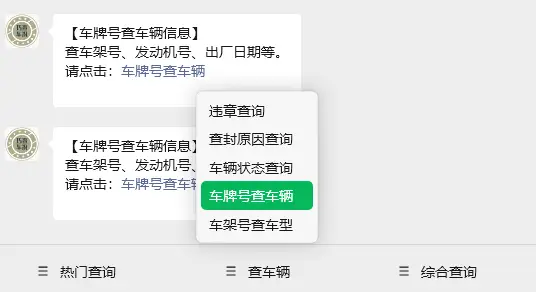 临时号牌怎么查询违章情况