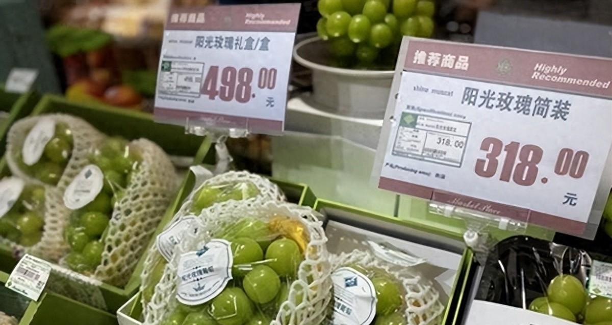 阳光玫瑰葡萄以前多少钱一斤