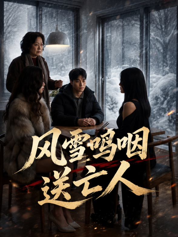 风雪呜咽送亡人