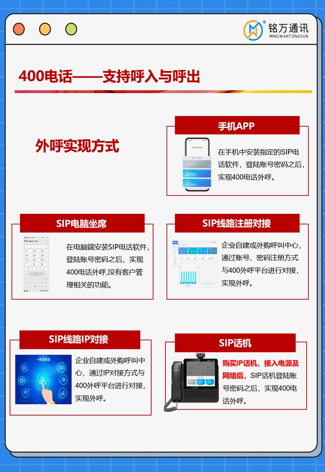 400电话能不能外呼