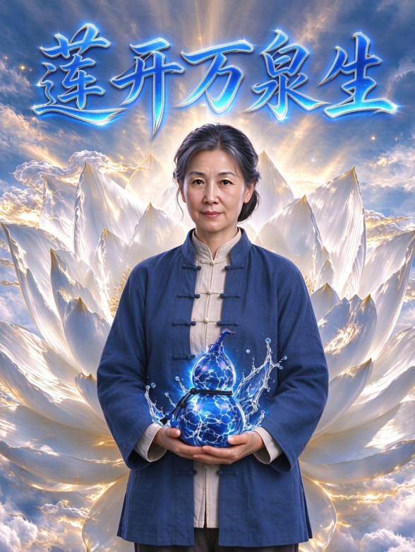 莲开万泉生