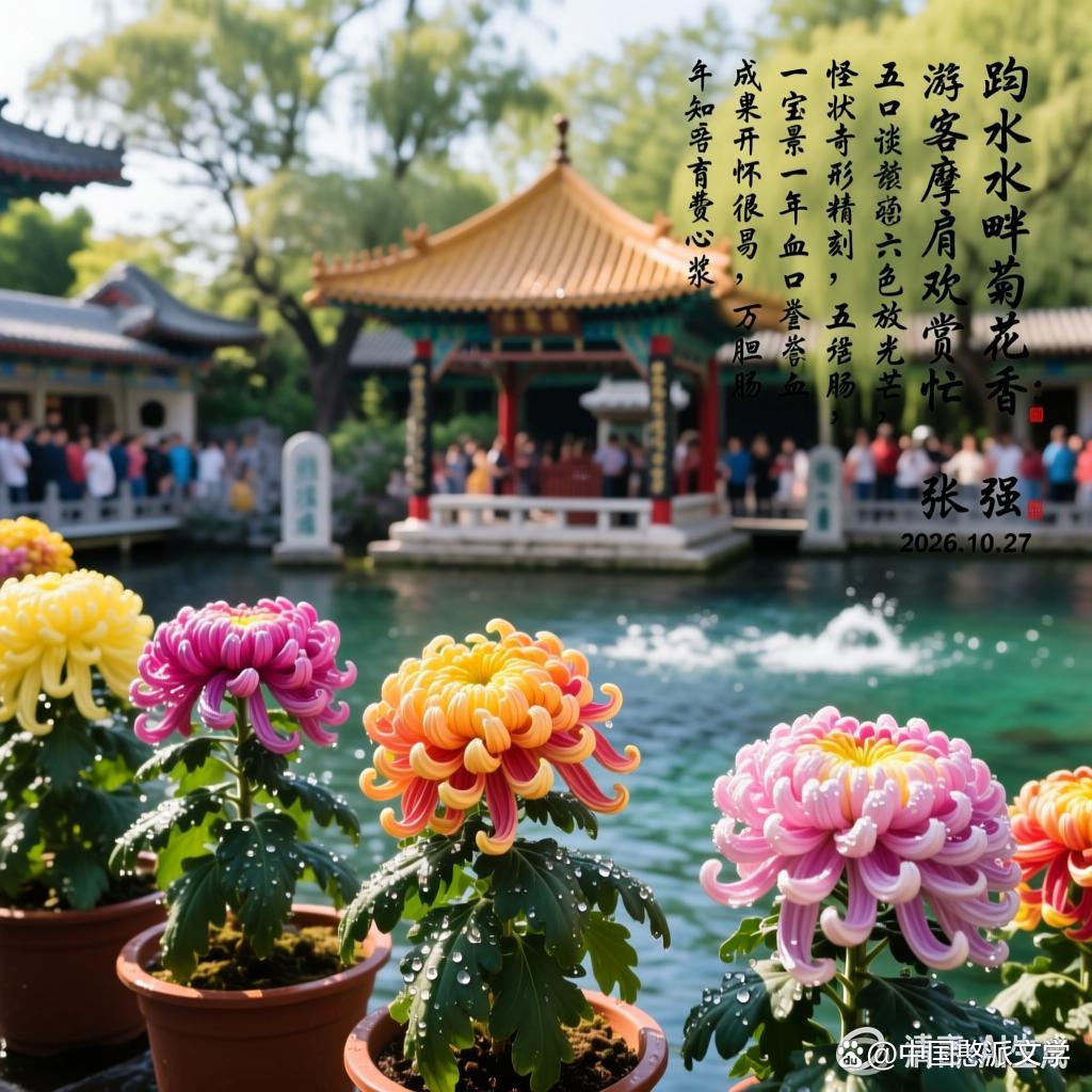 【中国憨派文学】张强:趵突赏菊有感(图2)
