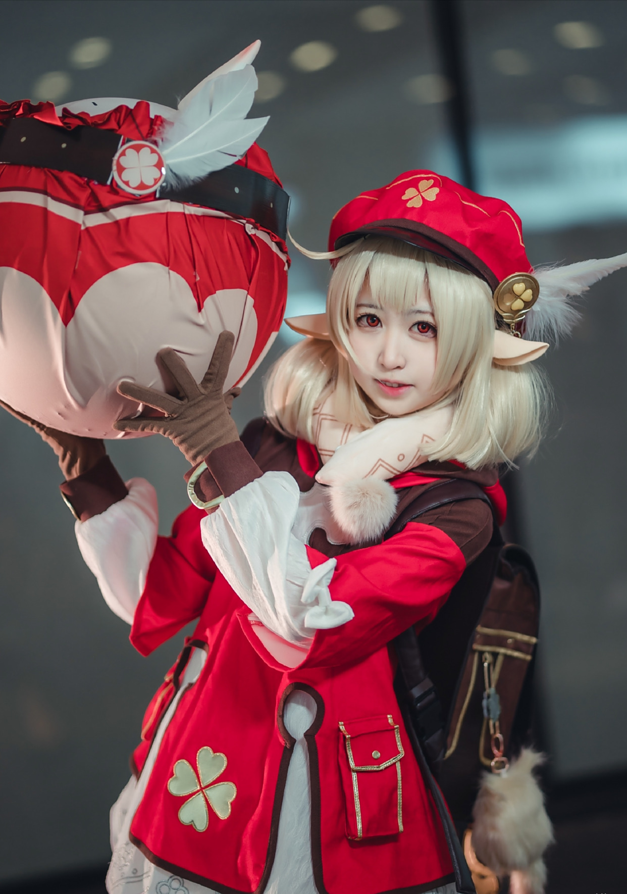 超萌的《原神》可莉cos,想把她抱怀里举高高