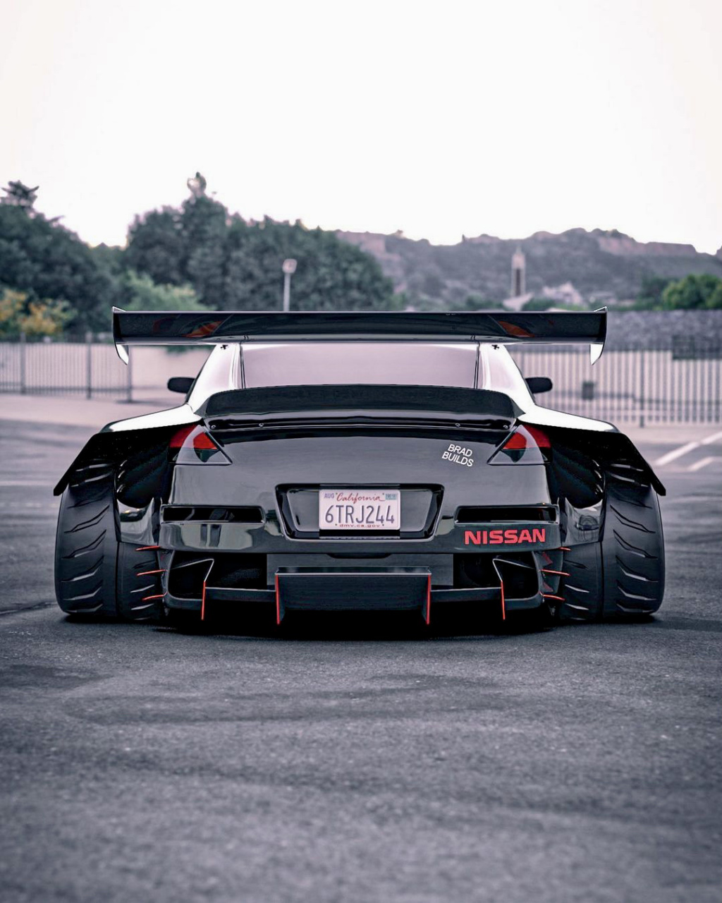 jdm改装 日产nissan 350z 超级低趴宽体