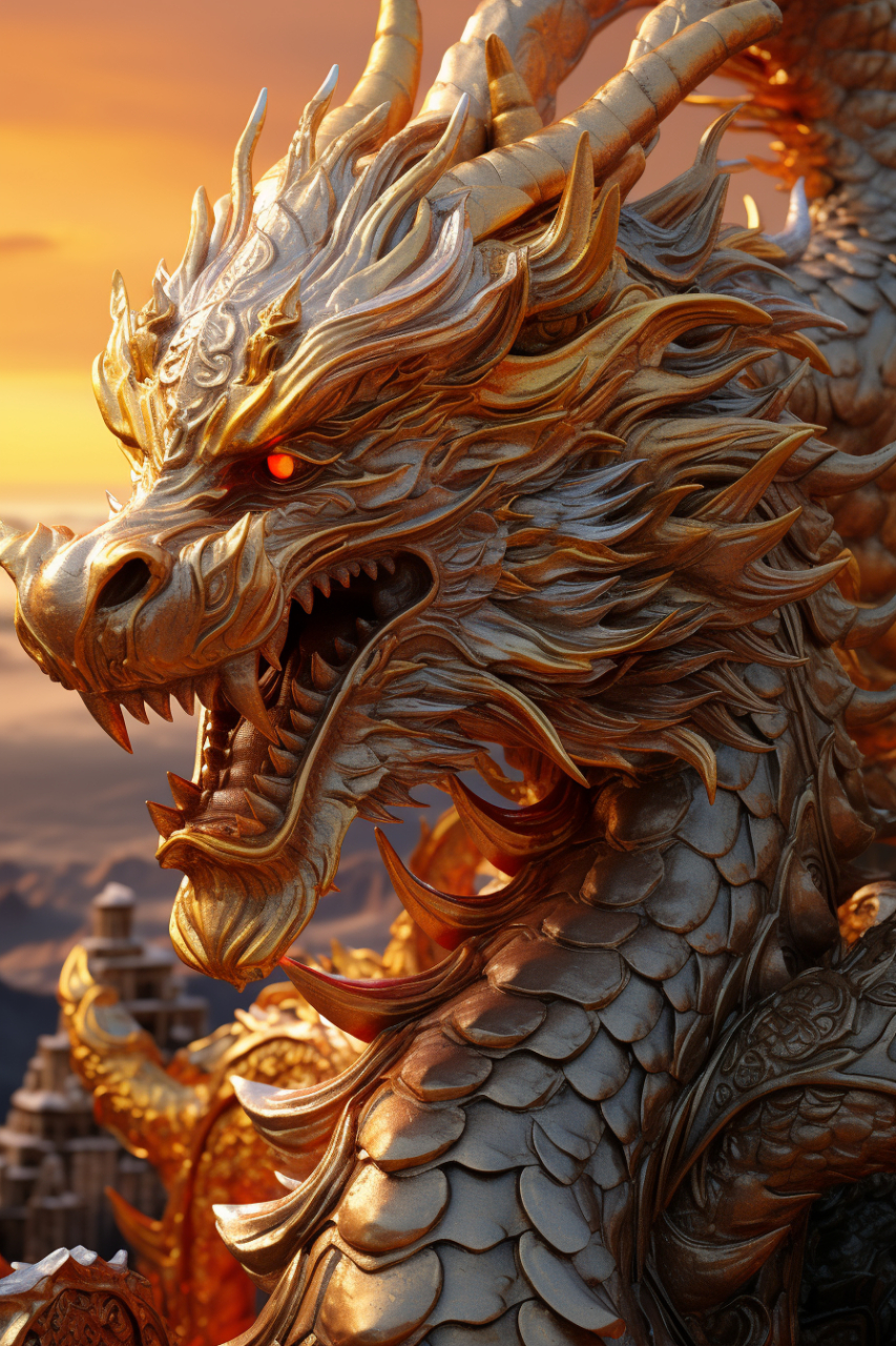 龙头94#ai绘画# #壁纸# #头像