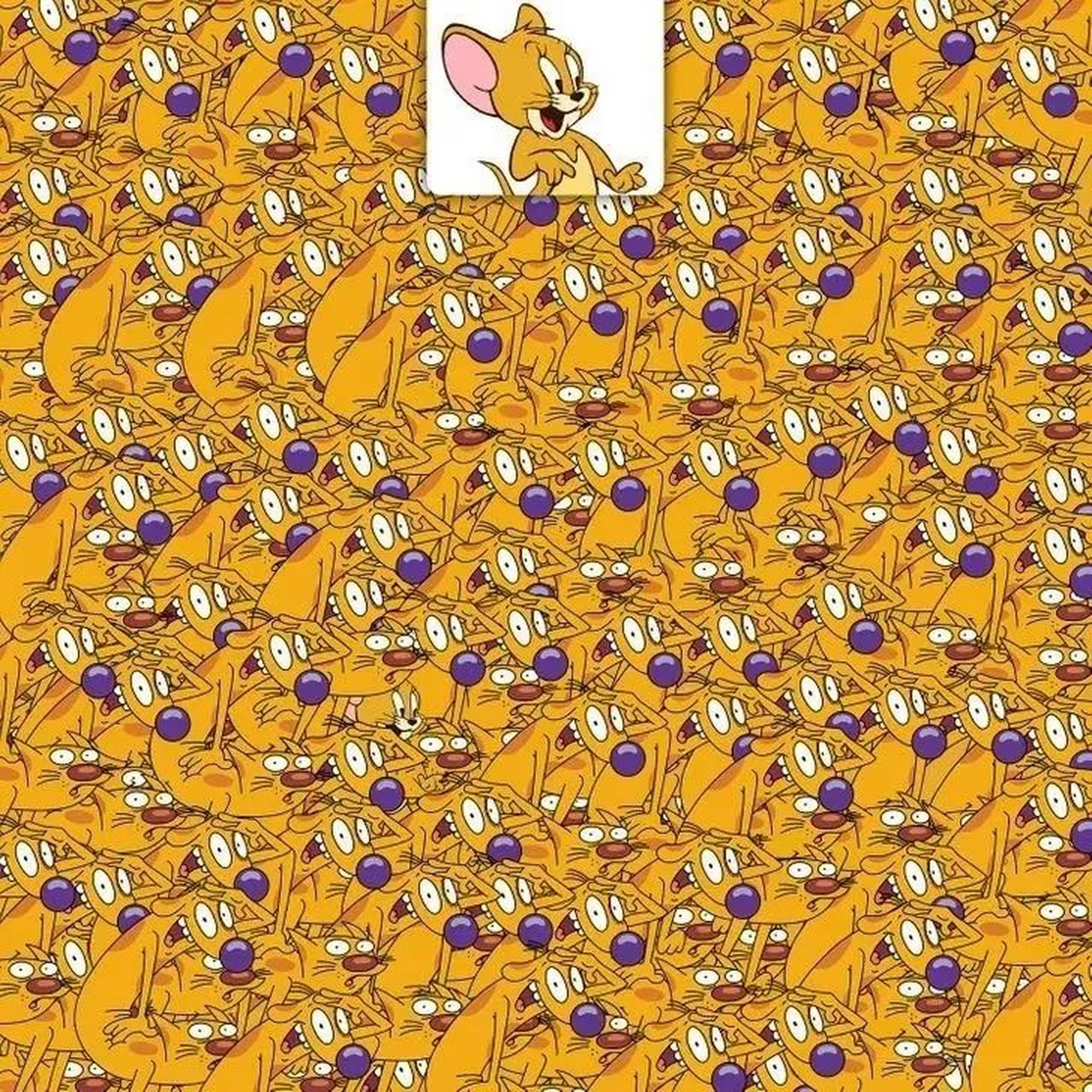 测眼力,找不同!你能7秒之内找到图中的老鼠,说明你眼力特别好!