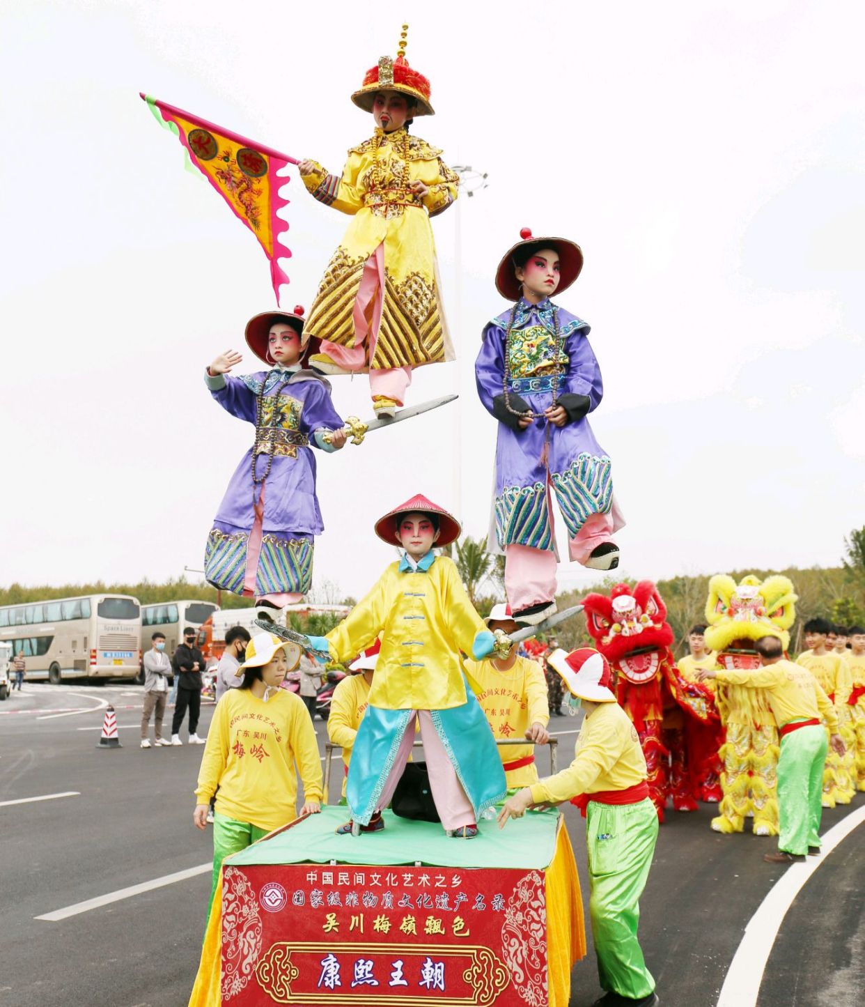 重磅!2021年吴川鼎龙湾飘色巡游