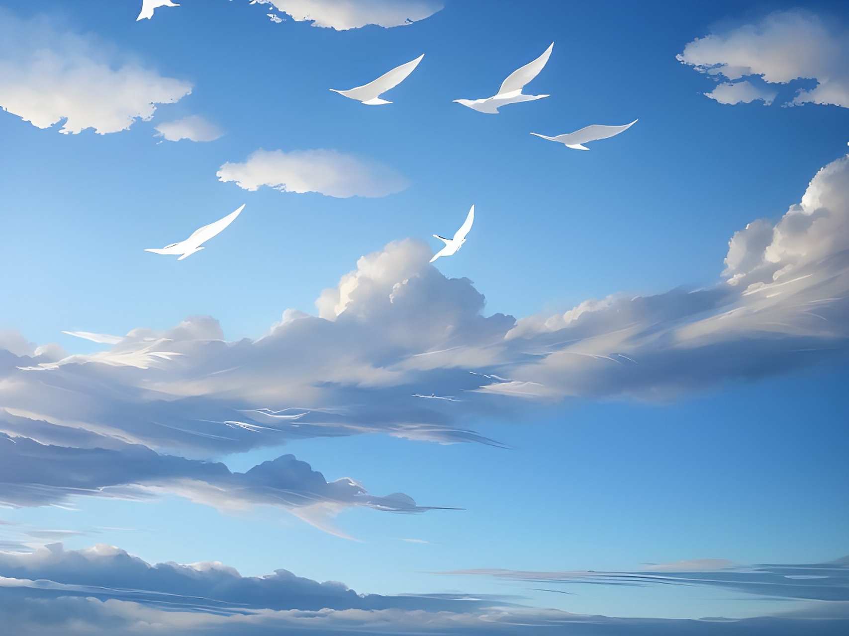 风景壁纸 #小清新壁纸#  #治愈系风景#  #ai算法生成的图片有多惊艳