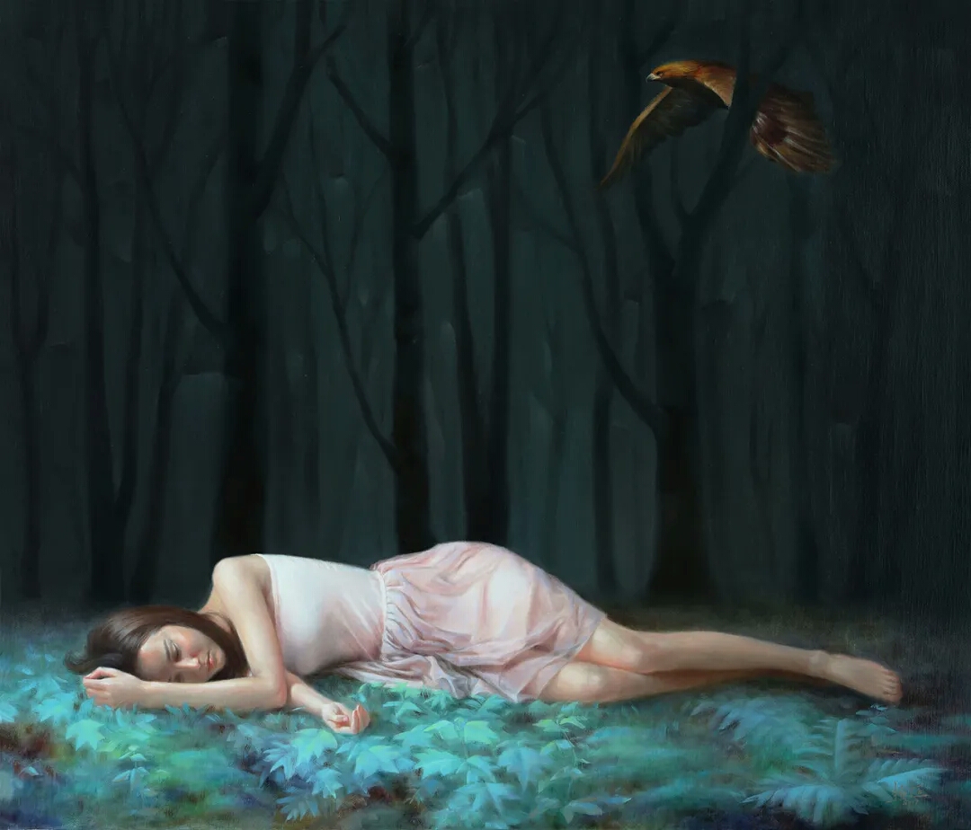 艺术魔幻是不是好事,杨超画的油画,性感妩媚画风甜美怡人!