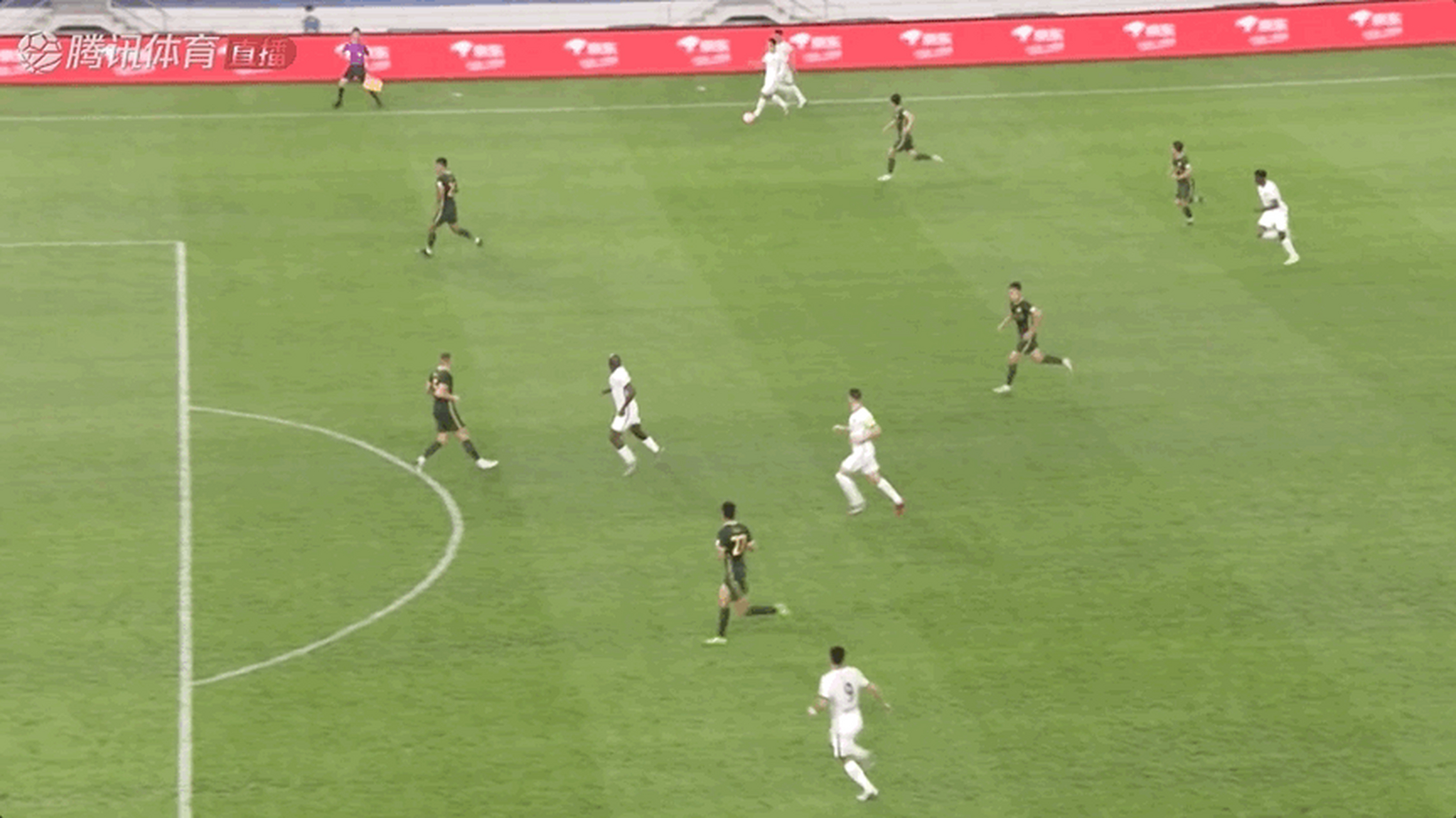 【张玉宁梅开二度】 中超第16轮,北京国安主场对阵浙江队,浙江队