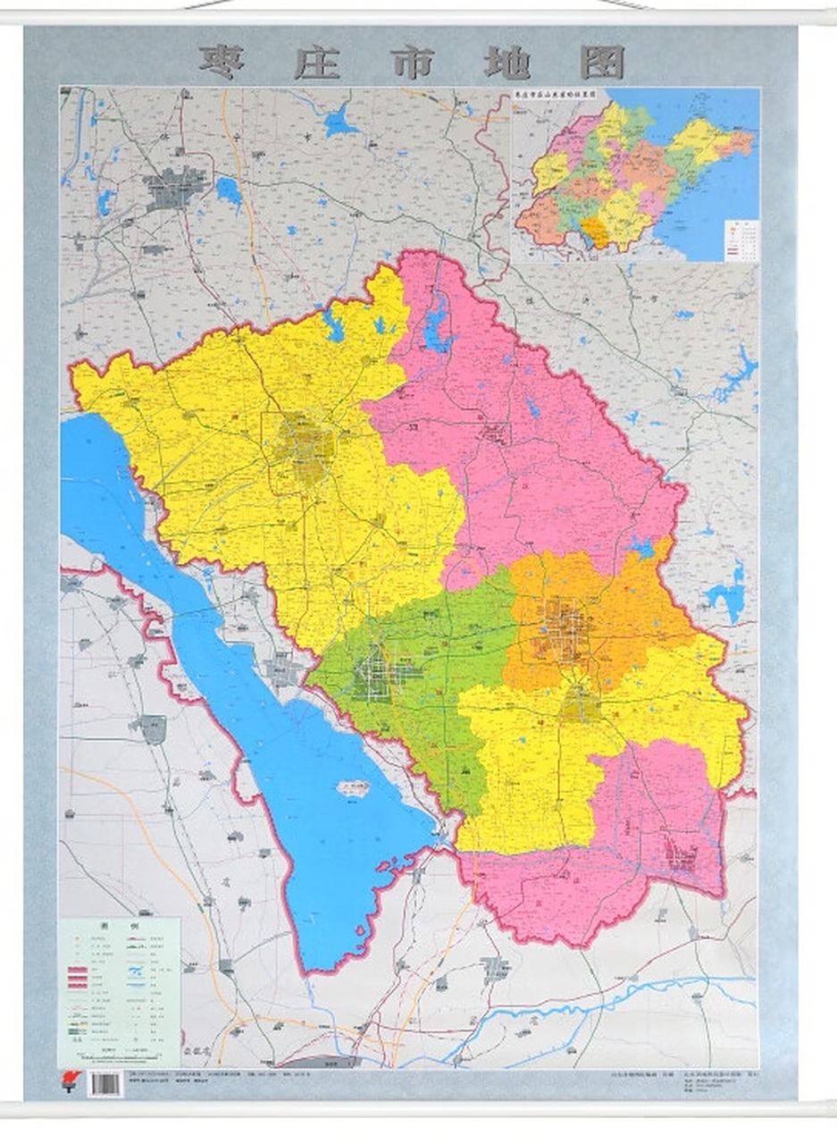 微山县位置很尴尬,如果微山县和微山湖划给枣庄就方便多了,枣庄地形图