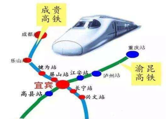 成都到贵阳高铁线路图图片