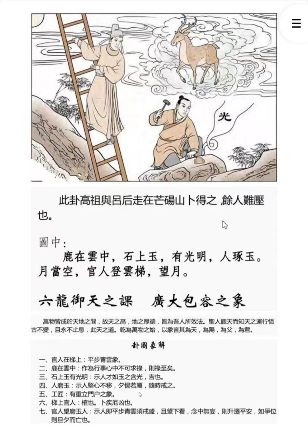 《易经》六十四卦之"乾为天"