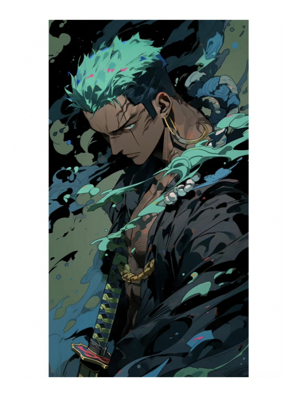 海贼王#眼神也是一把刀! 67 罗罗诺亚索隆