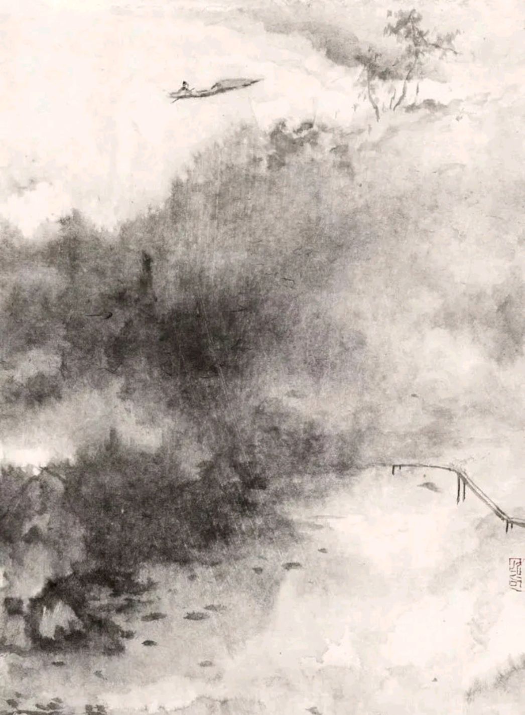 浙江画院|轻描淡写——赵跃鹏水墨山水画