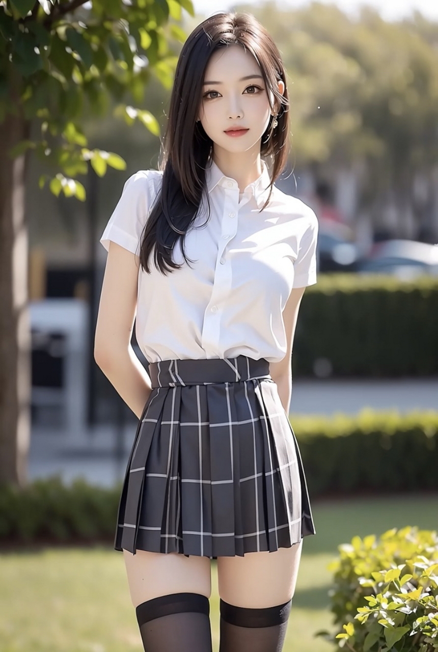『ai绘画』校园jk制服,是你想保护的小学妹吗?