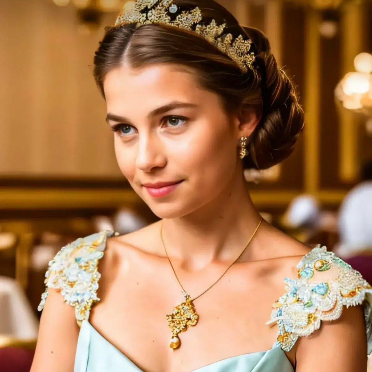 这届网友太有才了,她们使用ai生成了英国夏洛特公主长大后的样子,眼神