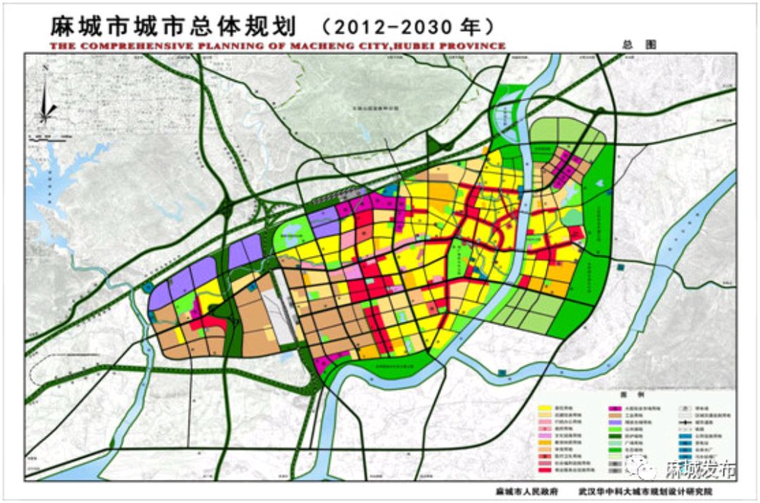 麻城市规划图近期图片