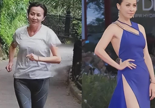刘嘉玲晨跑被拍,素颜和普通老太太无差异,网友:是谁家老奶奶?