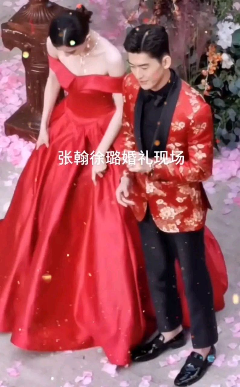 张翰结婚照 老婆图片