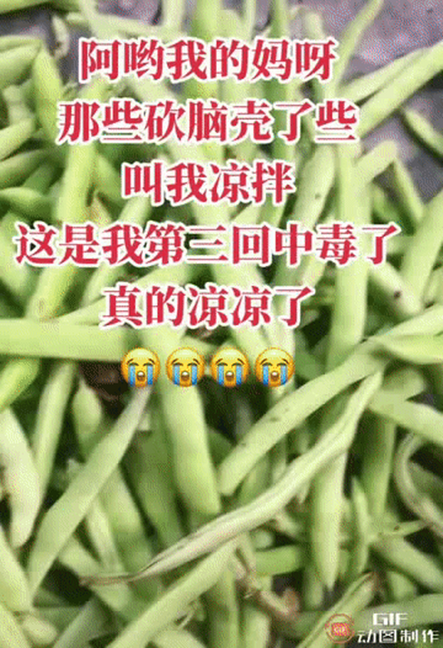 浙江,一女子网上求助,她说自己已经因为吃四季豆中毒,进三回医院了,不
